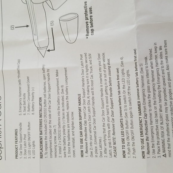 Car Door Support Handle - Picture 6 of 7